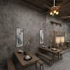 Large Self-Adhesive Gray Concrete Cement Wallpaper Waterproof Contact Paper 31"×1181" Industrial Removable Vinyl Peel Stick
