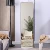 The 4th generation floor standing full-length mirror. wall mirror, bathroom makeup mirror, bedroom foyer, clothing store, wall mounted. 60 "* 16.5"