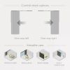 Curtains Retractable Vertical Blinds Sliding Hanging Room Dividers Adjustable Sliding Window Panel Track Blinds Light Filtering