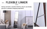 The 4th generation floor standing full-length mirror. wall mirror, bathroom makeup mirror, bedroom foyer, clothing store, wall mounted. 60 "* 16.5"